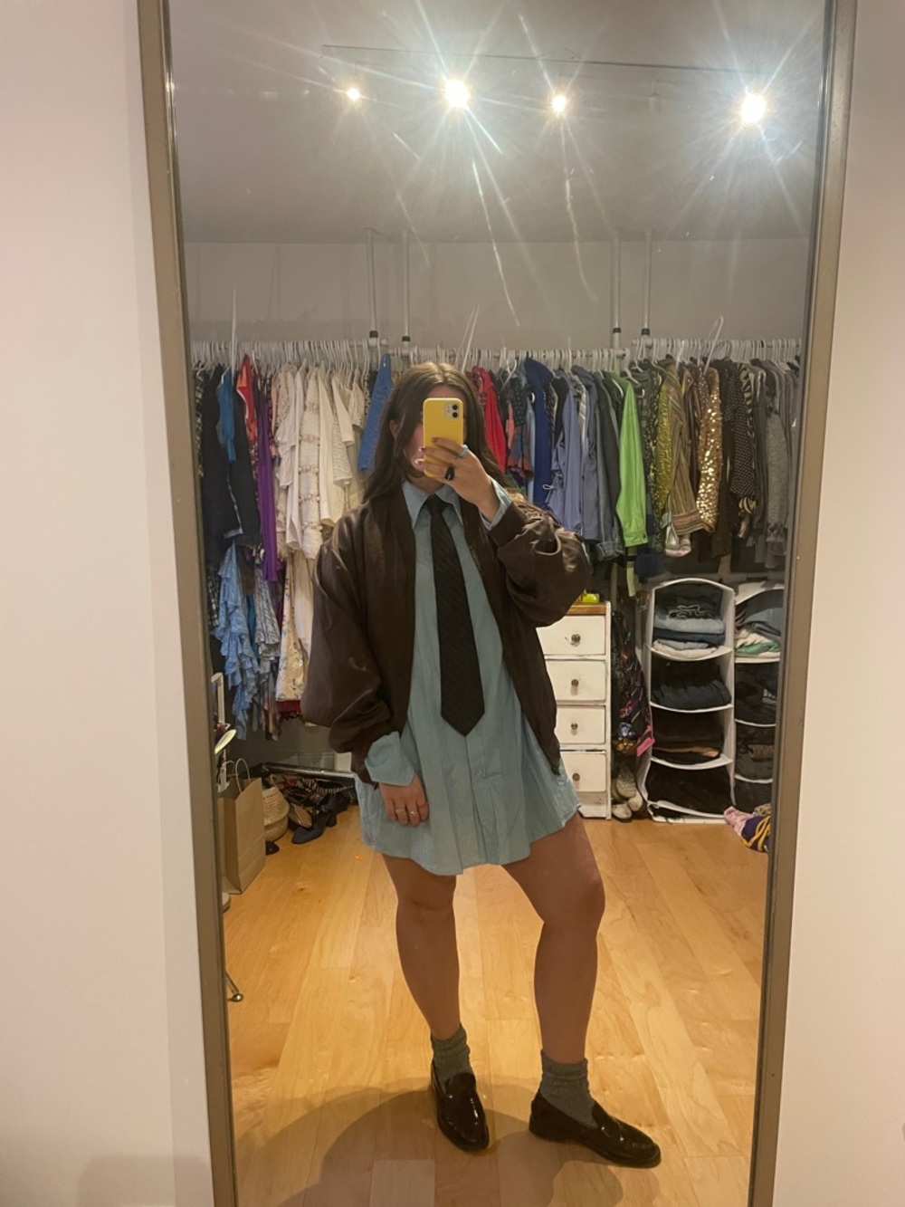 Light Blue Women's Button-Up Shirt